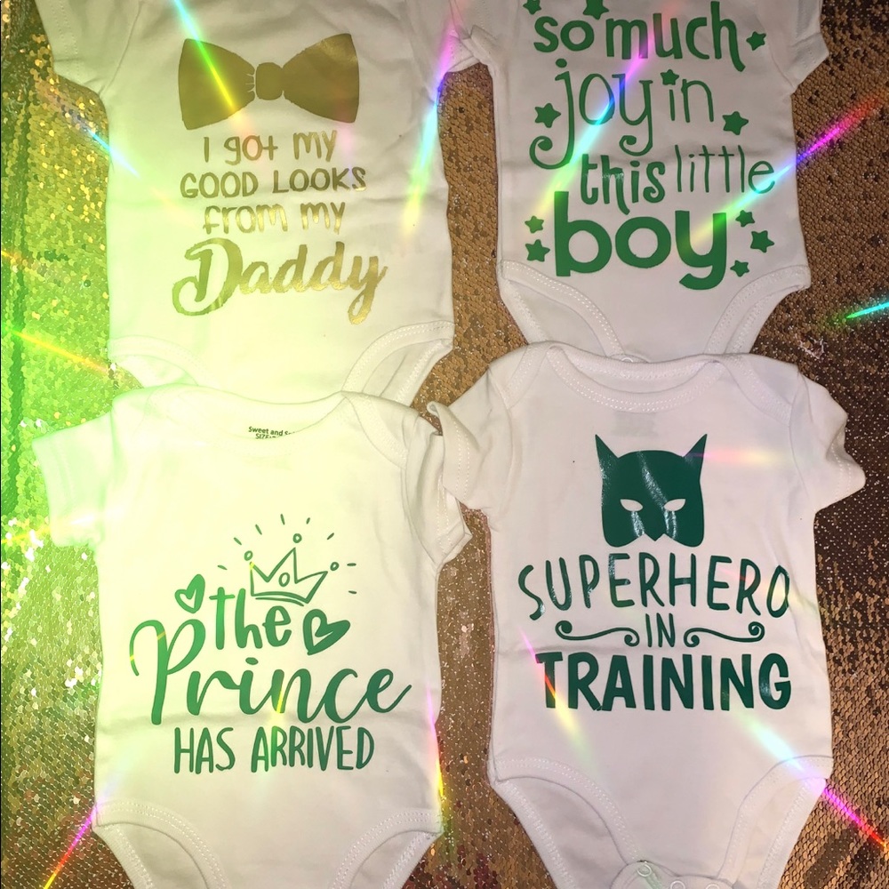 Personalized Onesies for Baby Boys
